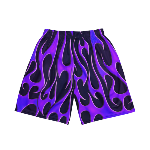 TRIBAL FLAME SHORTS - PURPLE