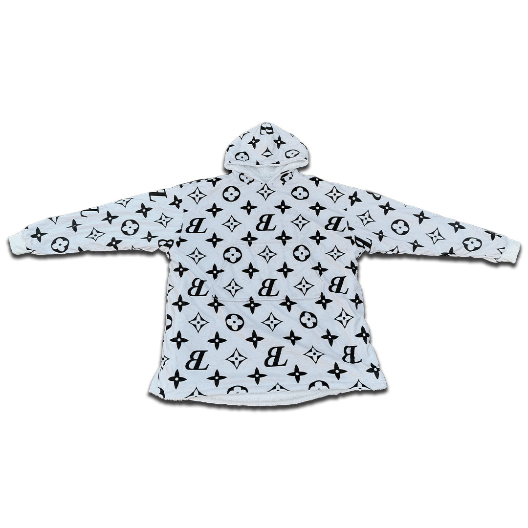 CHARM HOODIE BLANKET - WHITE