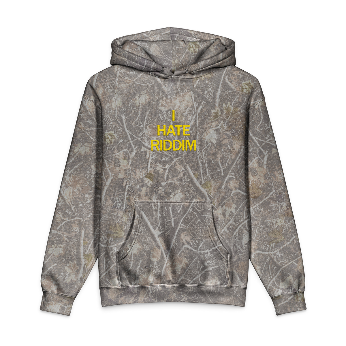 I HATE RIDDIM DEADWOOD CAMO HOODIE
