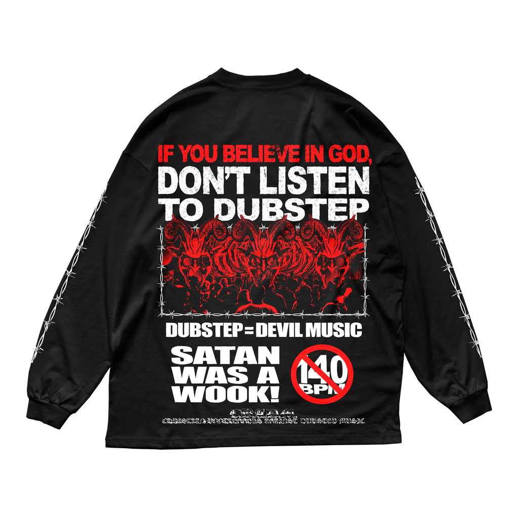 DUBSTEP = DEVIL MUSIC LONGSLEEVE