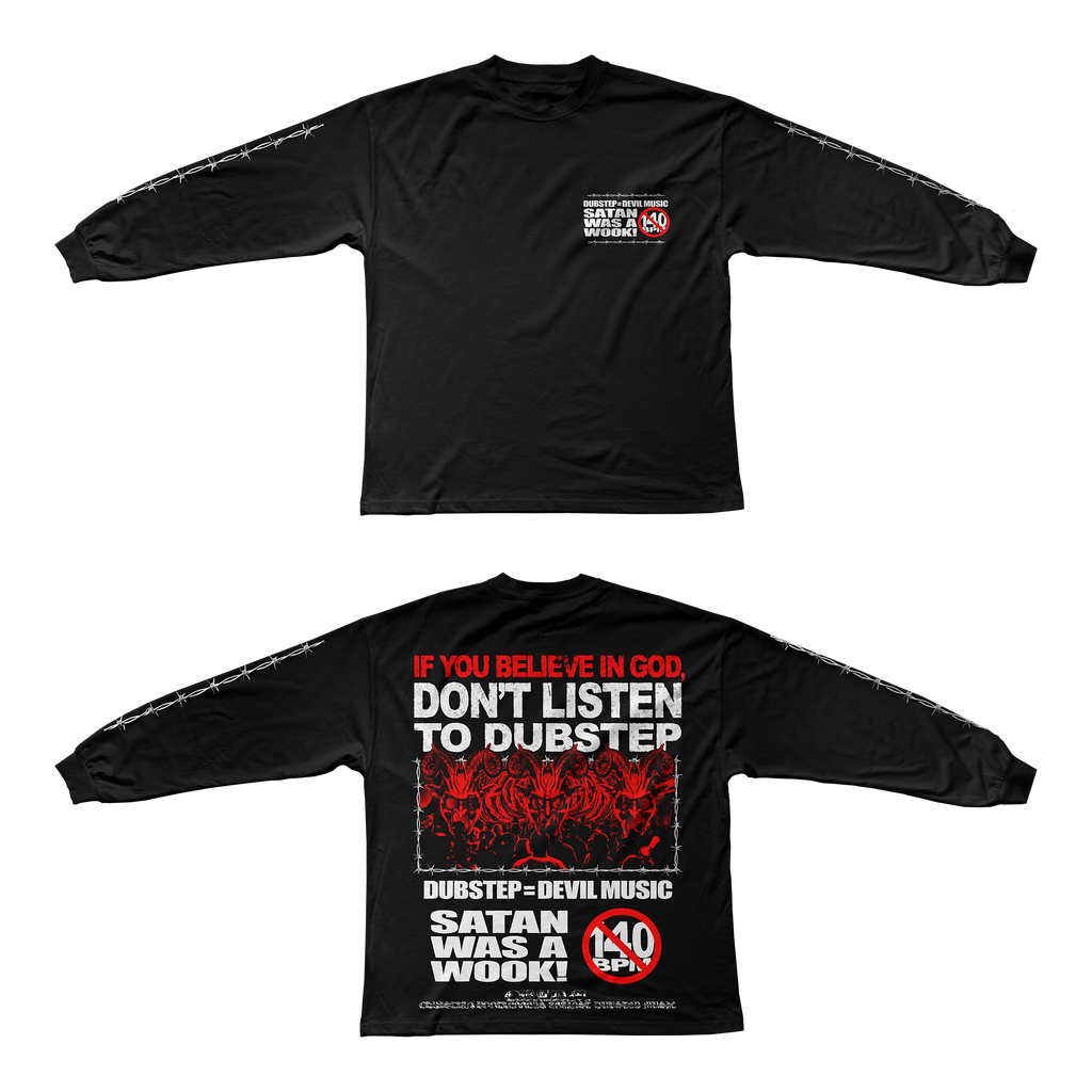 DUBSTEP = DEVIL MUSIC LONGSLEEVE