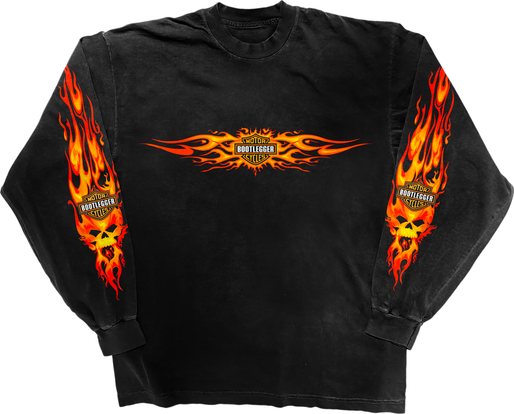 HARLEY LONG SLEEVE TEE - RED