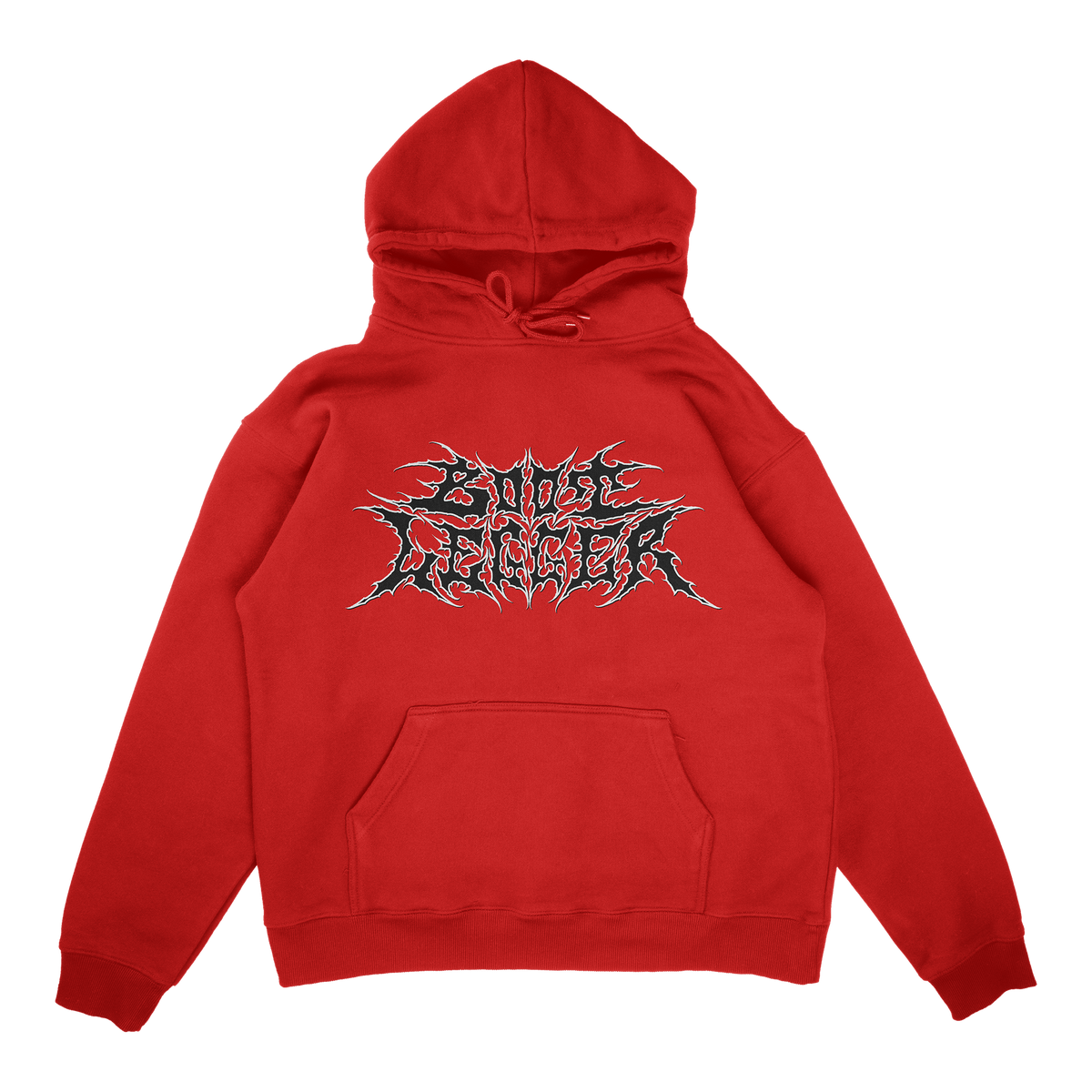 PUNK LOGO HOODIE - RED
