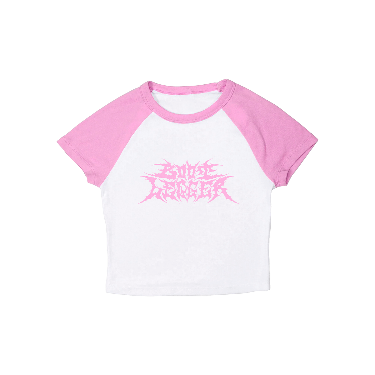 PUNK LOGO BABY TEE - PINK