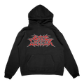 PUNK LOGO HOODIE - BLACK