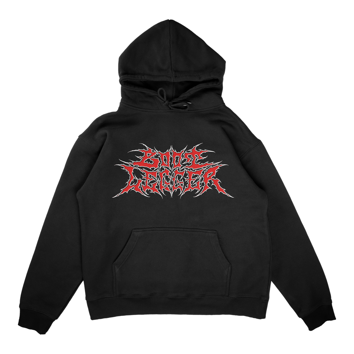 PUNK LOGO HOODIE - BLACK