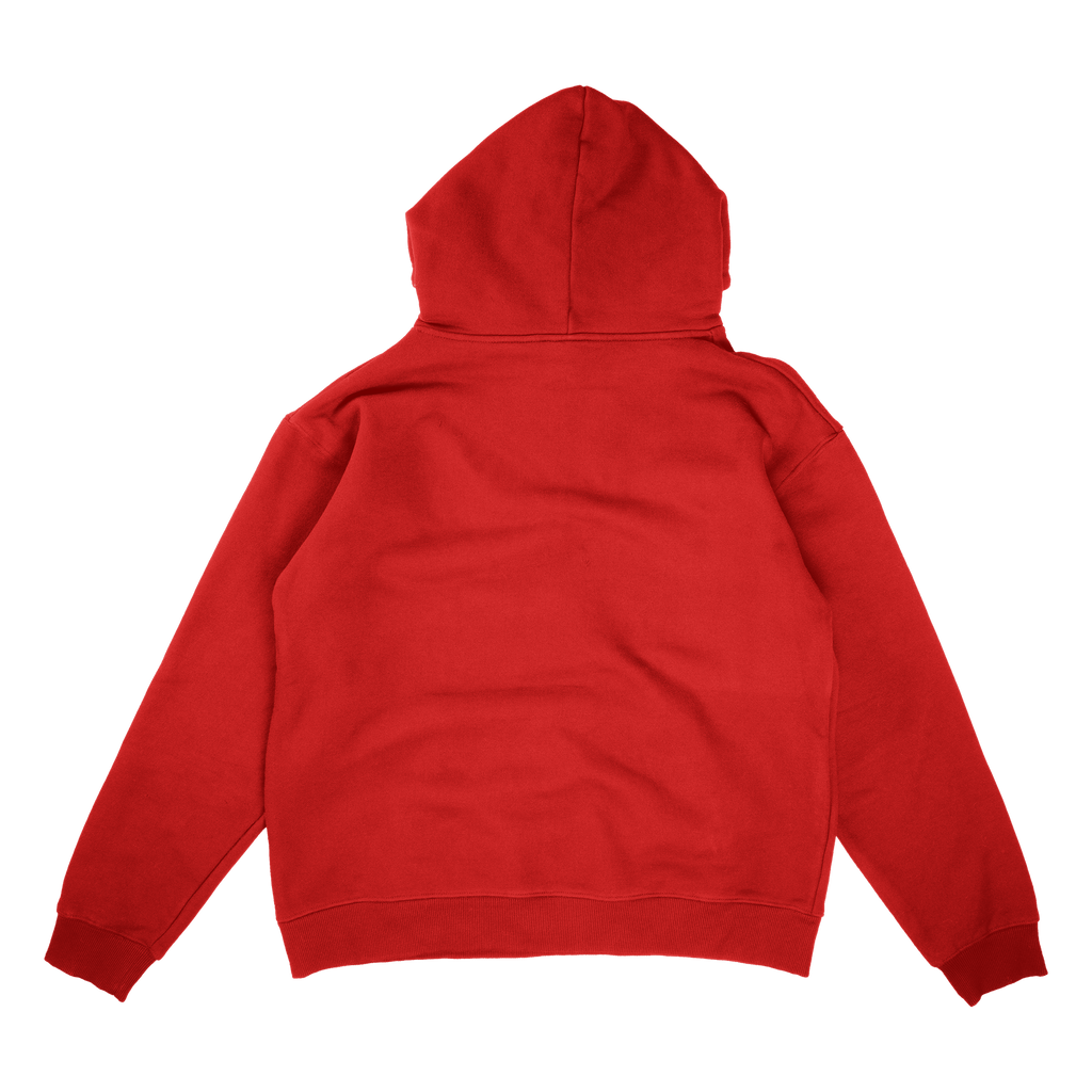 PUNK LOGO HOODIE - RED