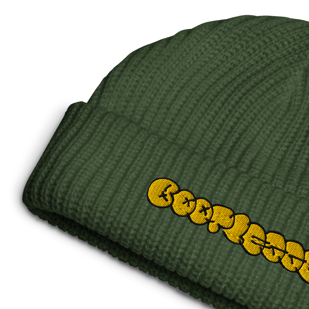THROWIE BEANIE - FOREST GREEN