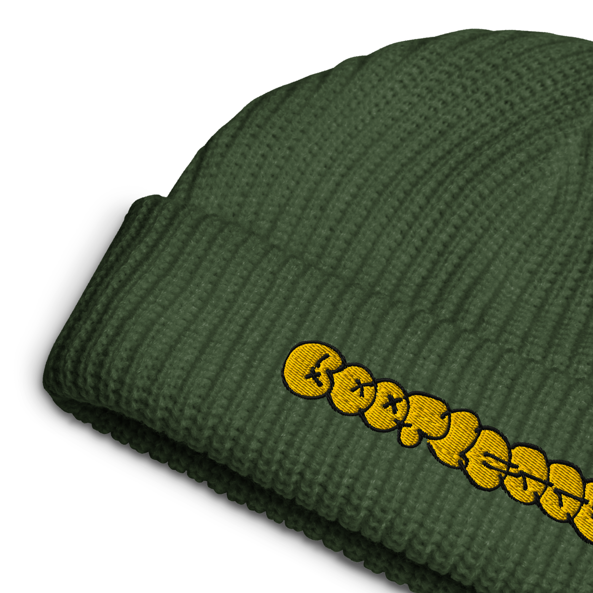 THROWIE BEANIE - FOREST GREEN