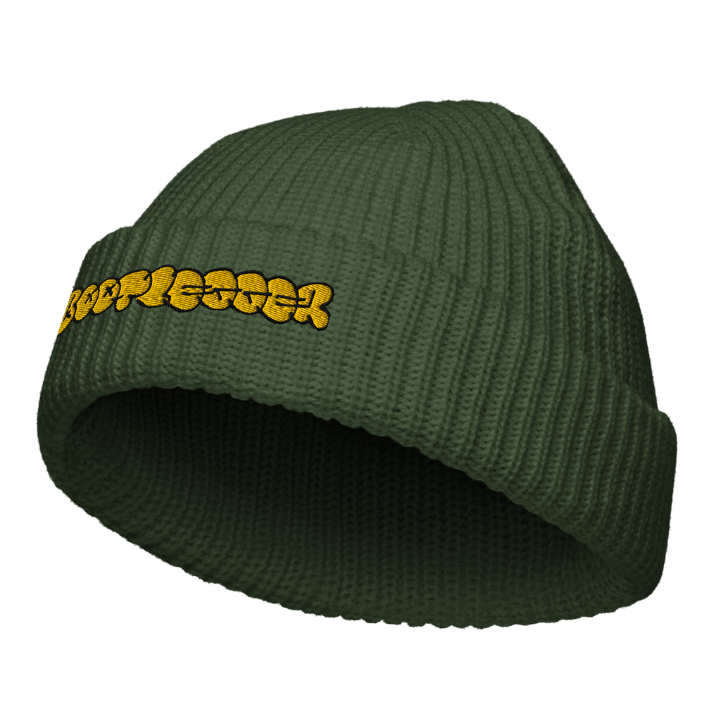THROWIE BEANIE - FOREST GREEN