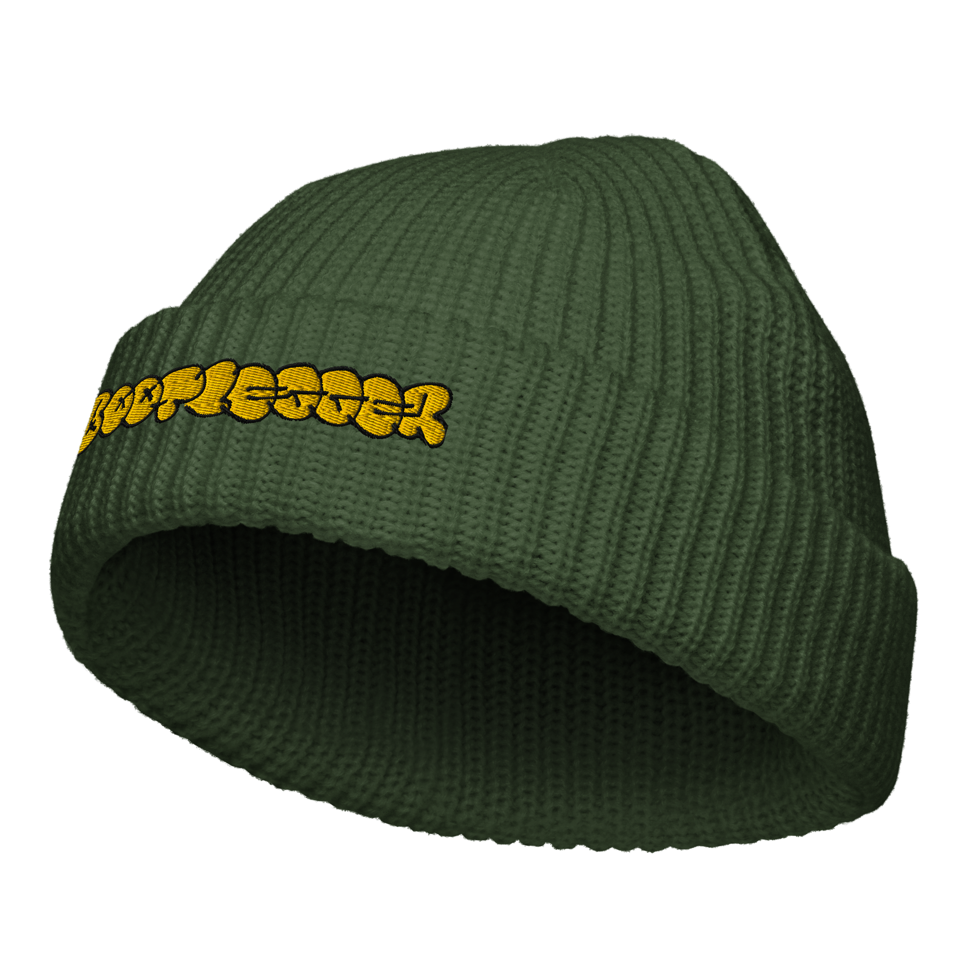 THROWIE BEANIE - FOREST GREEN