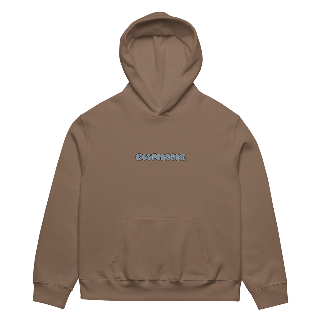 THROWIE HOODIE - BROWN