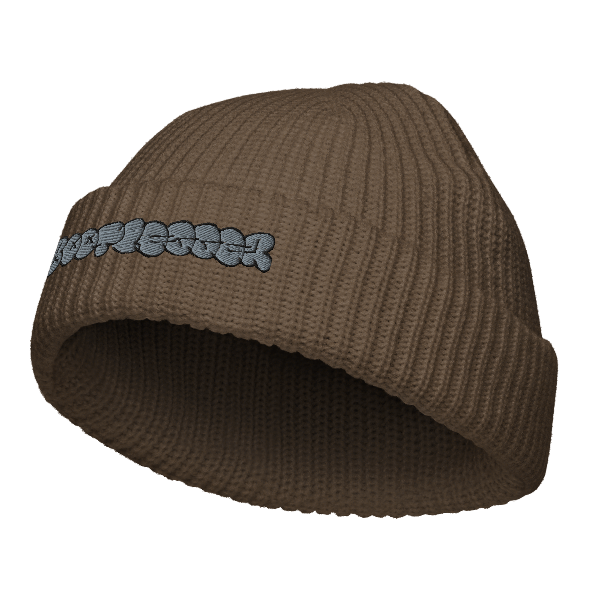 THROWIE BEANIE - BROWN