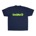 SQUARE 4 TEE - NAVY