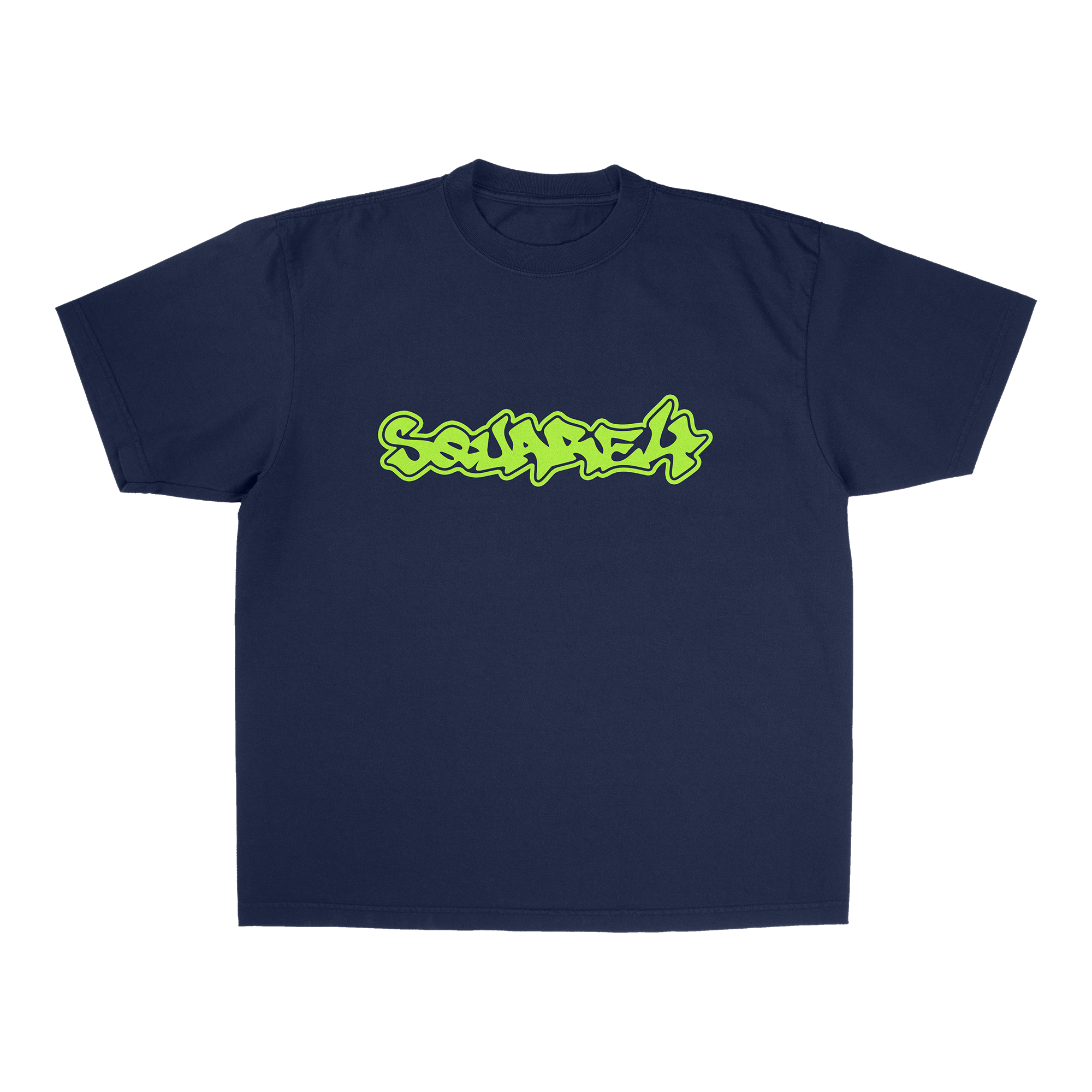 SQUARE 4 TEE - NAVY
