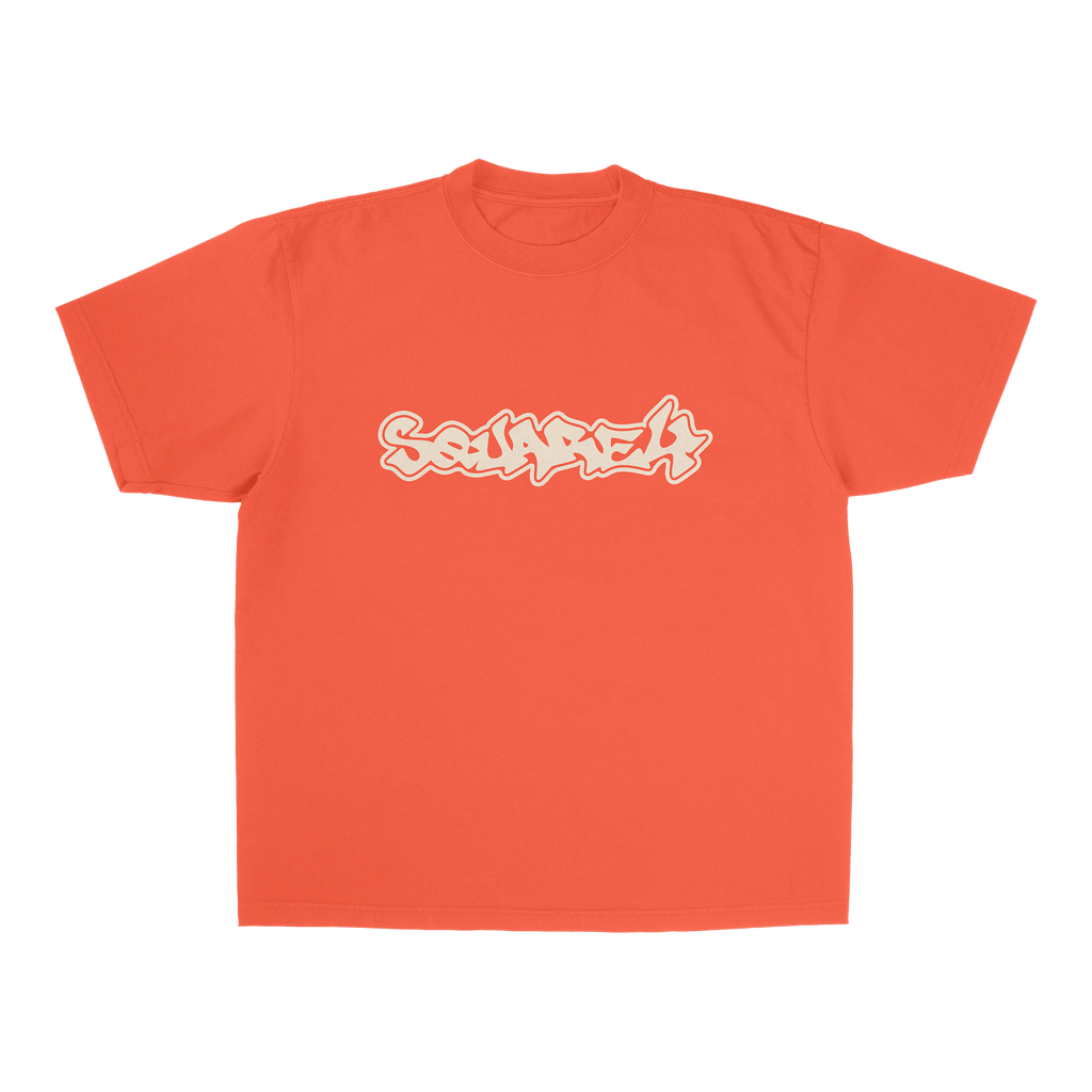SQUARE 4 TEE - ORANGE