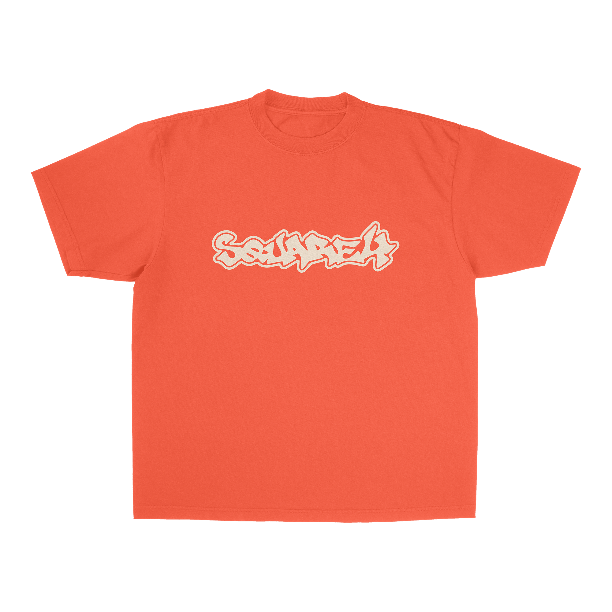 SQUARE 4 TEE - ORANGE