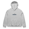 EMBROIDERED CASPER HOODIE - HEATHER