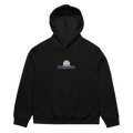 EMBROIDERED CASPER HOODIE - BLACK