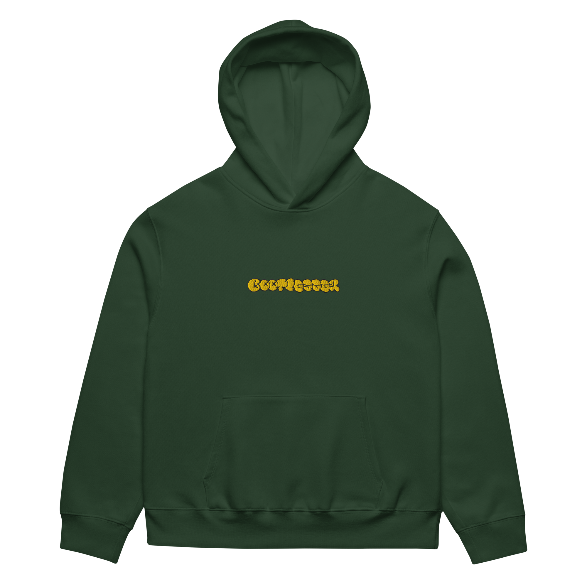 THROWIE HOODIE - FOREST GREEN