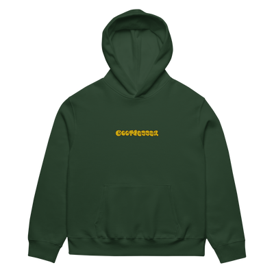 THROWIE HOODIE - FOREST GREEN