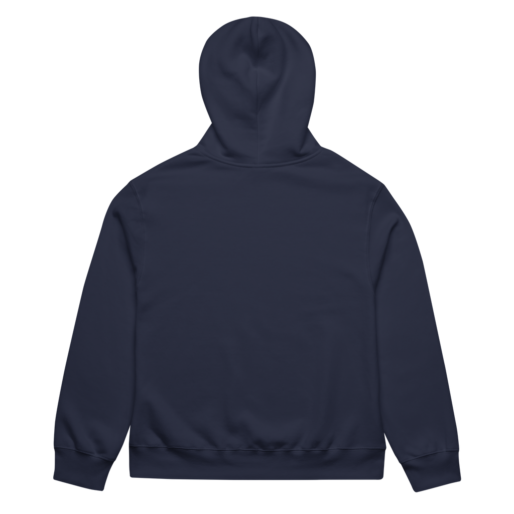 EMBROIDERED CASPER HOODIE - NAVY