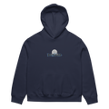 EMBROIDERED CASPER HOODIE - NAVY